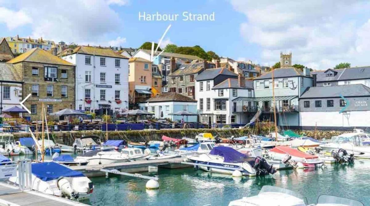 Breathtaking Harbourside Views With Parking At 'Harbour Strand' Falmouth Exterior photo