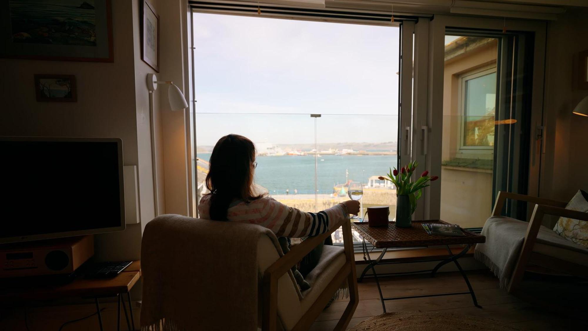 Breathtaking Harbourside Views With Parking At 'Harbour Strand' Falmouth Exterior photo